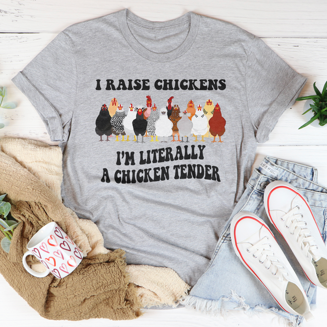 Crío pollos, literalmente soy un Chicken Tender.