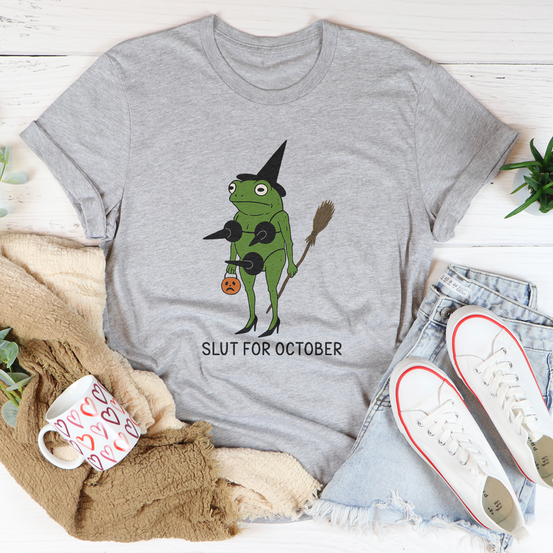 Funny Witch Frog Tee