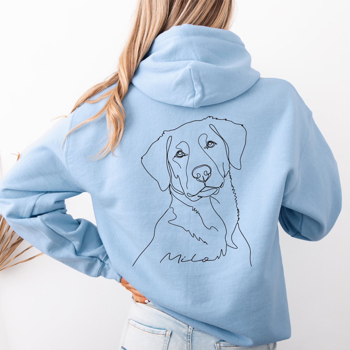 Personalisierter Hoodie mit Haustierfoto