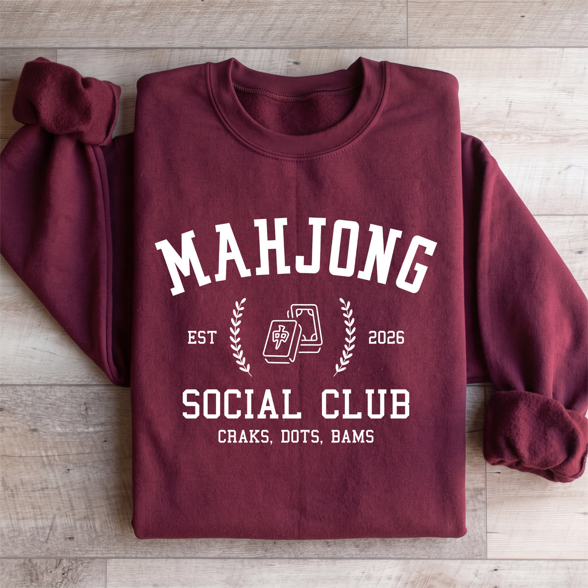 Mahjong Social Club-Sweatshirt