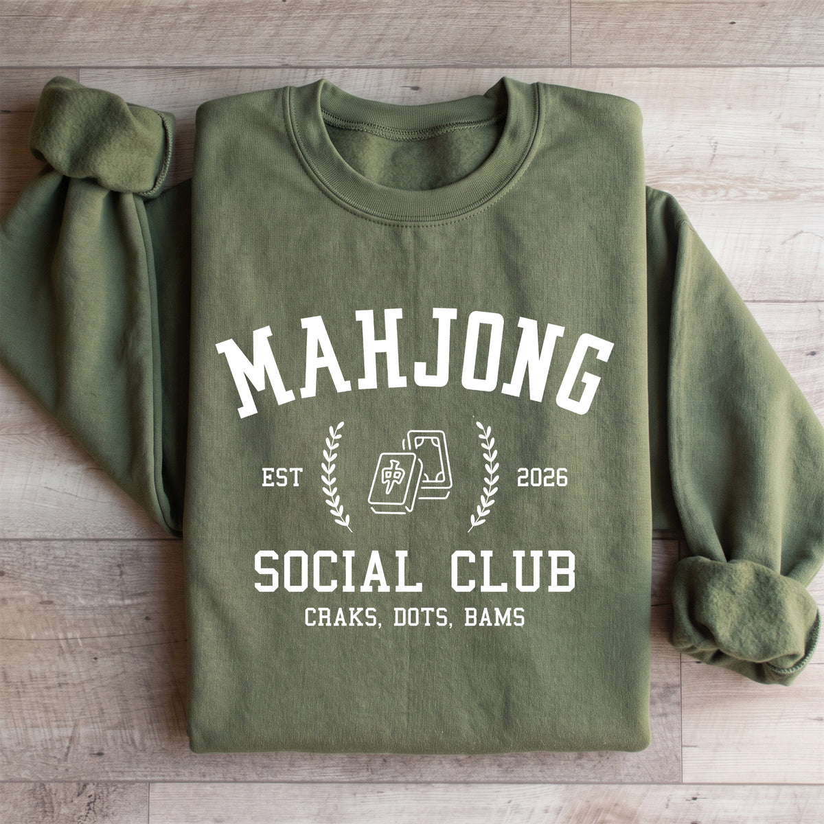 Mahjong Social Club-Sweatshirt