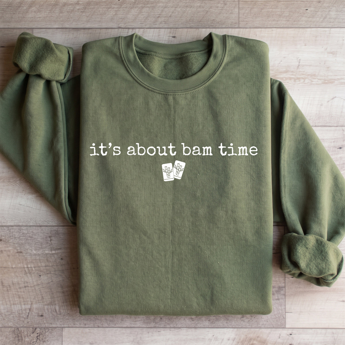 Sweat-shirt « C’est enfin l’heure de Bam »