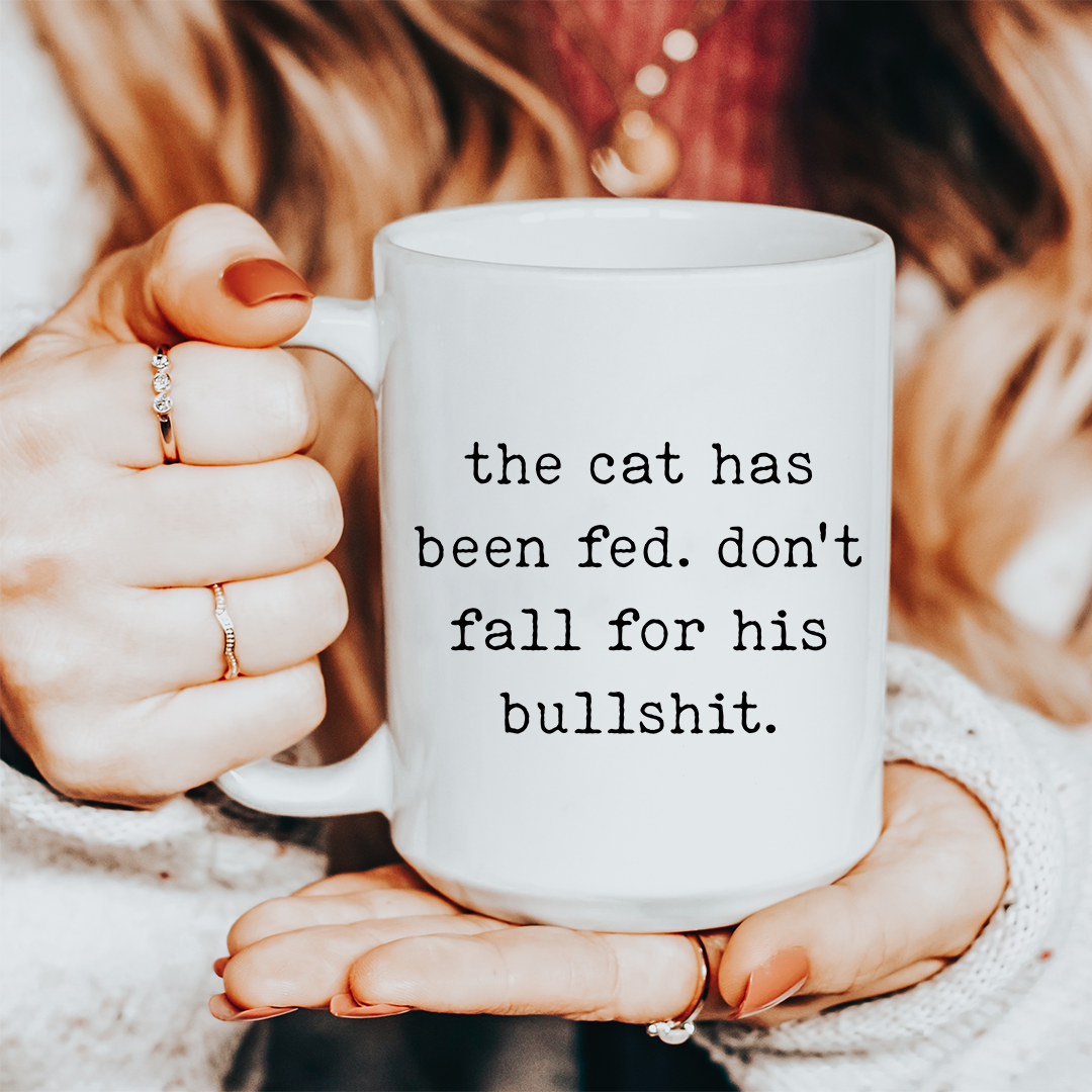 The Cat Has Been Fed Mug