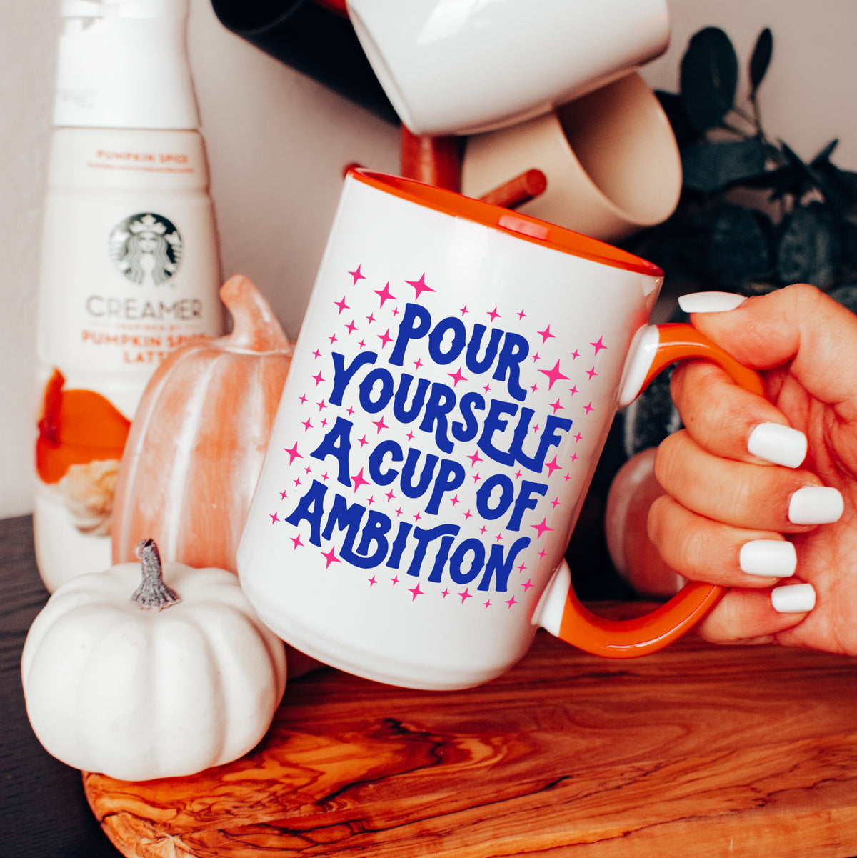 Taza «Sírvete una taza de ambición»