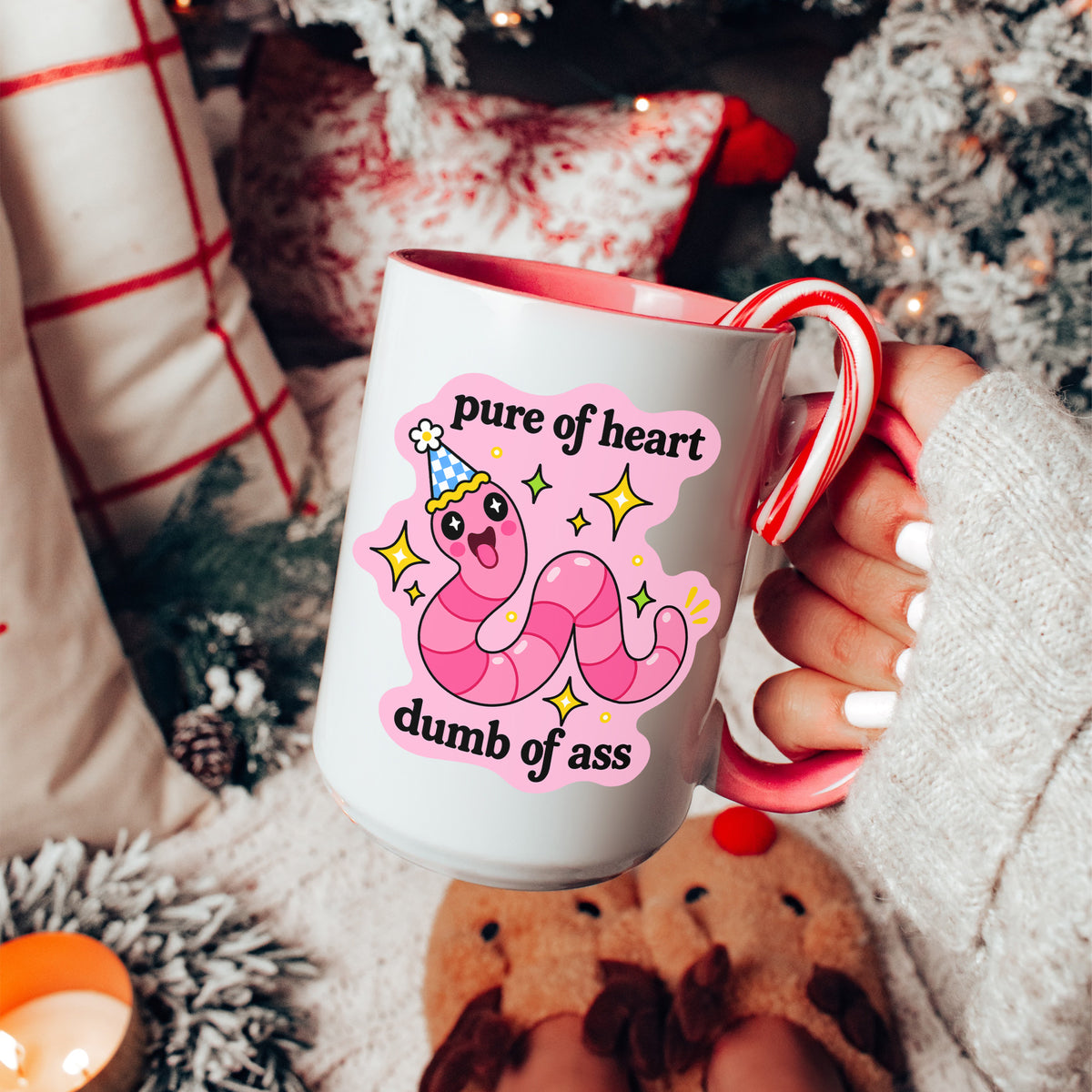 Pure Of Heart Dumb Of A* Mug