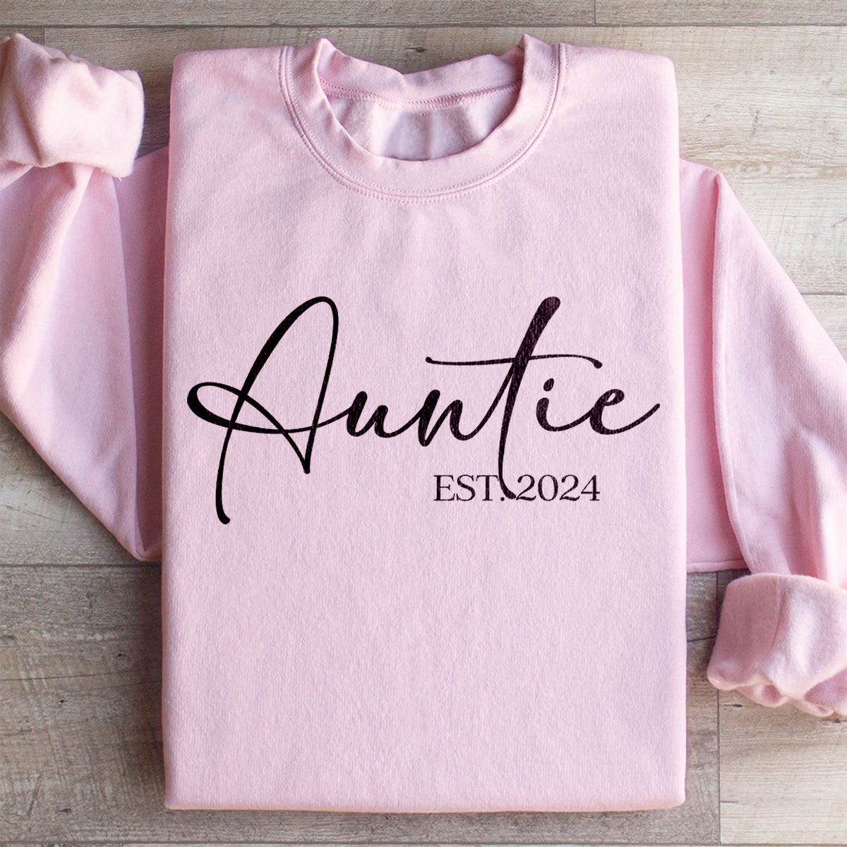 Sweat-shirt personnalisé « Tatie » avec les enfants – Cadeau familial