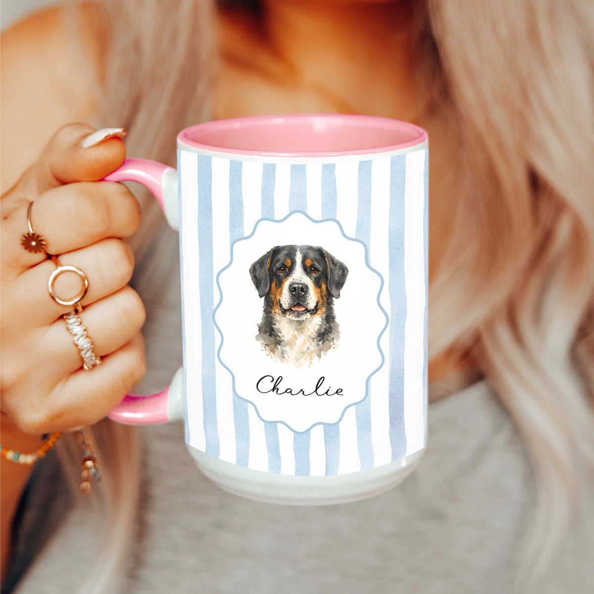 Taza personalizada con foto de perro o gato