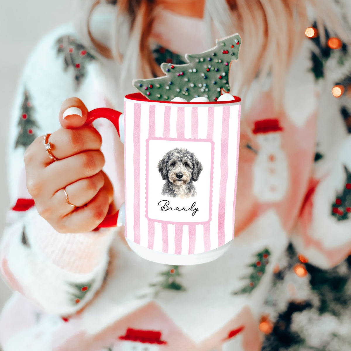 Taza personalizada con foto de perro o gato