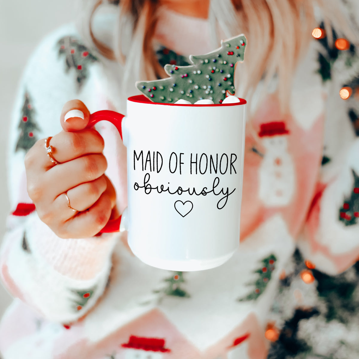 Maid Of Honor Obviously Mug