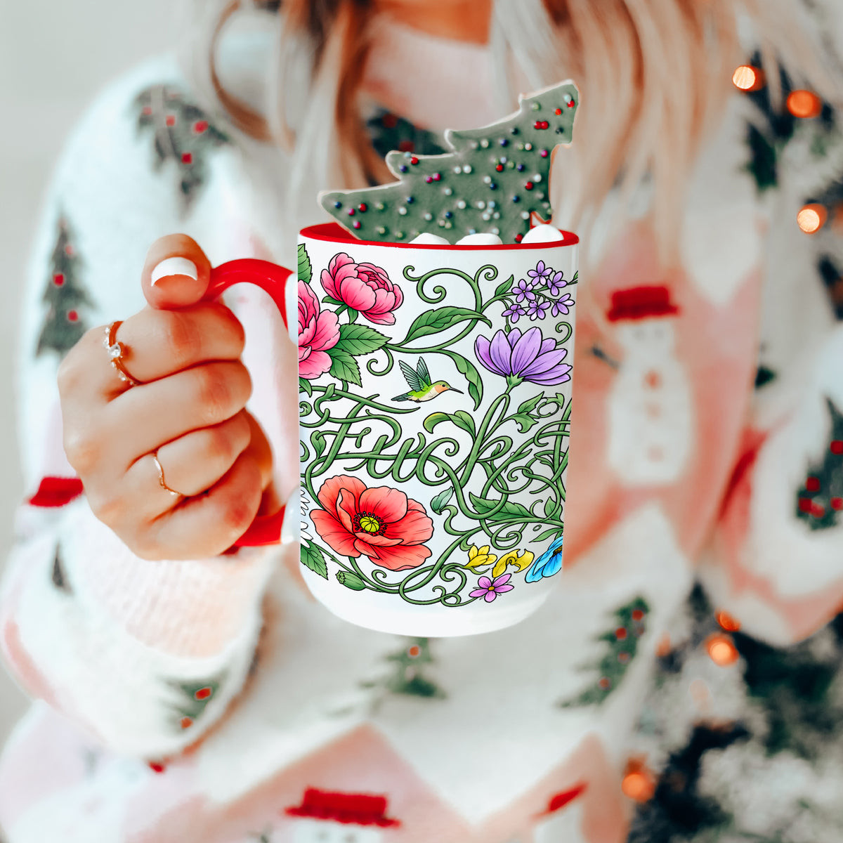 Mug avec message caché « F_ck This S_it »