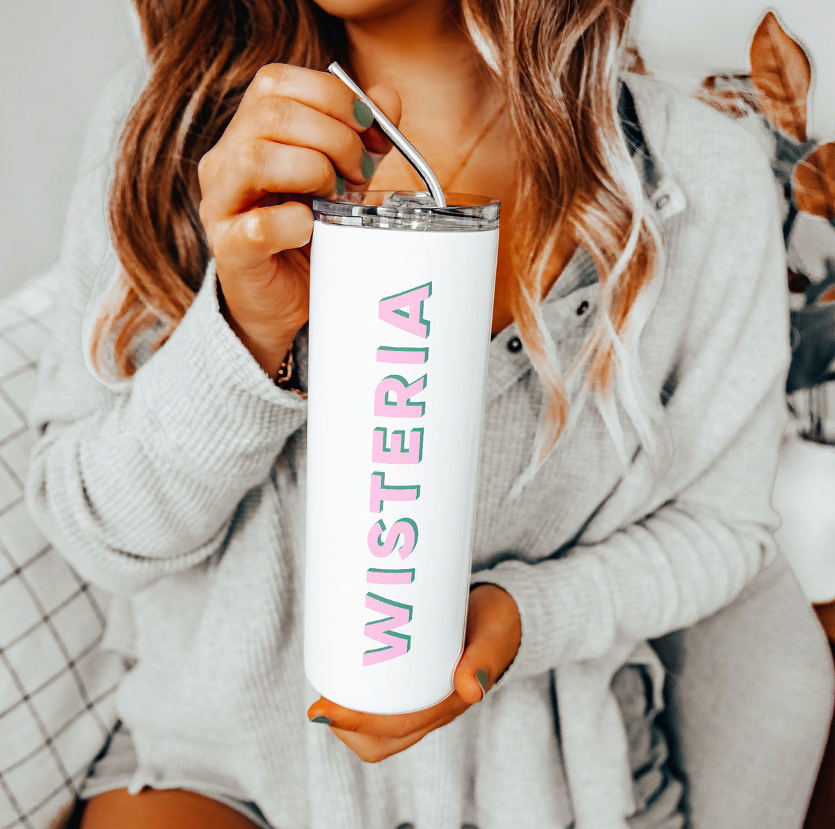 Personalized Shadow Name Tumbler