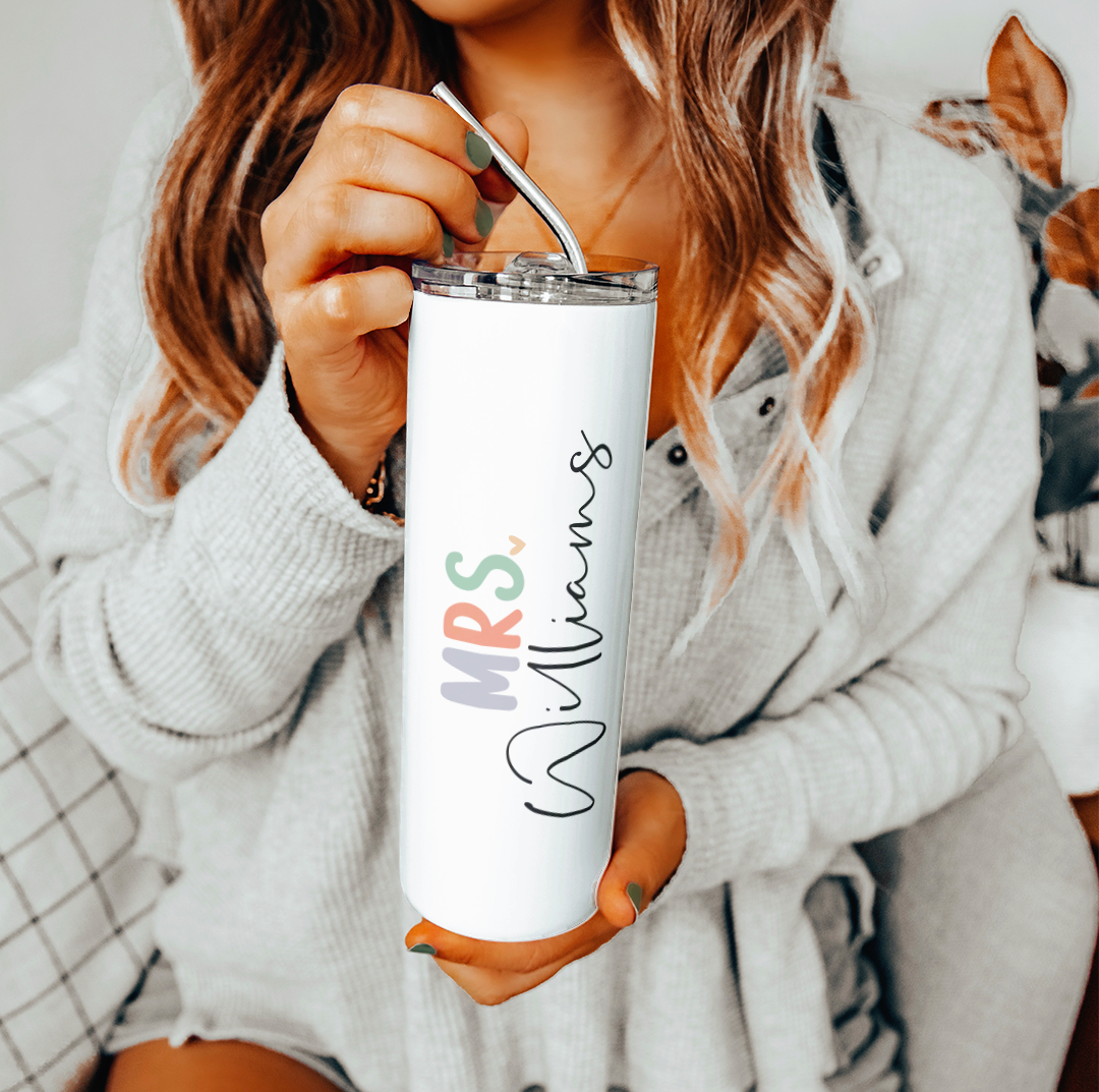 Personalized Tiny Human Tamer Tumbler