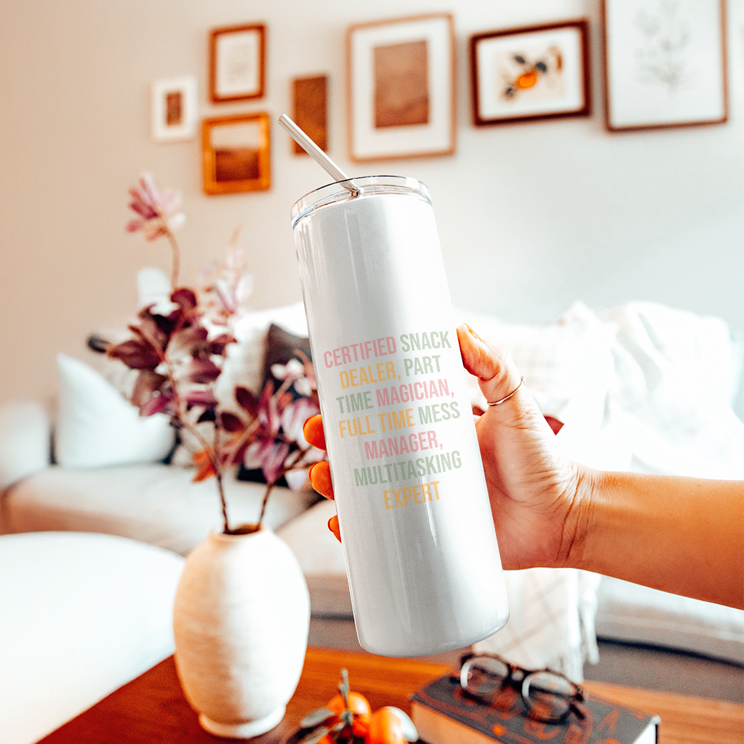 Personalized Tiny Human Tamer Tumbler