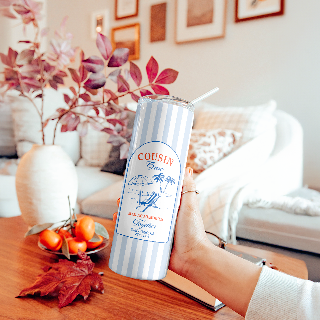 Personalized Cousin Crew Tumbler