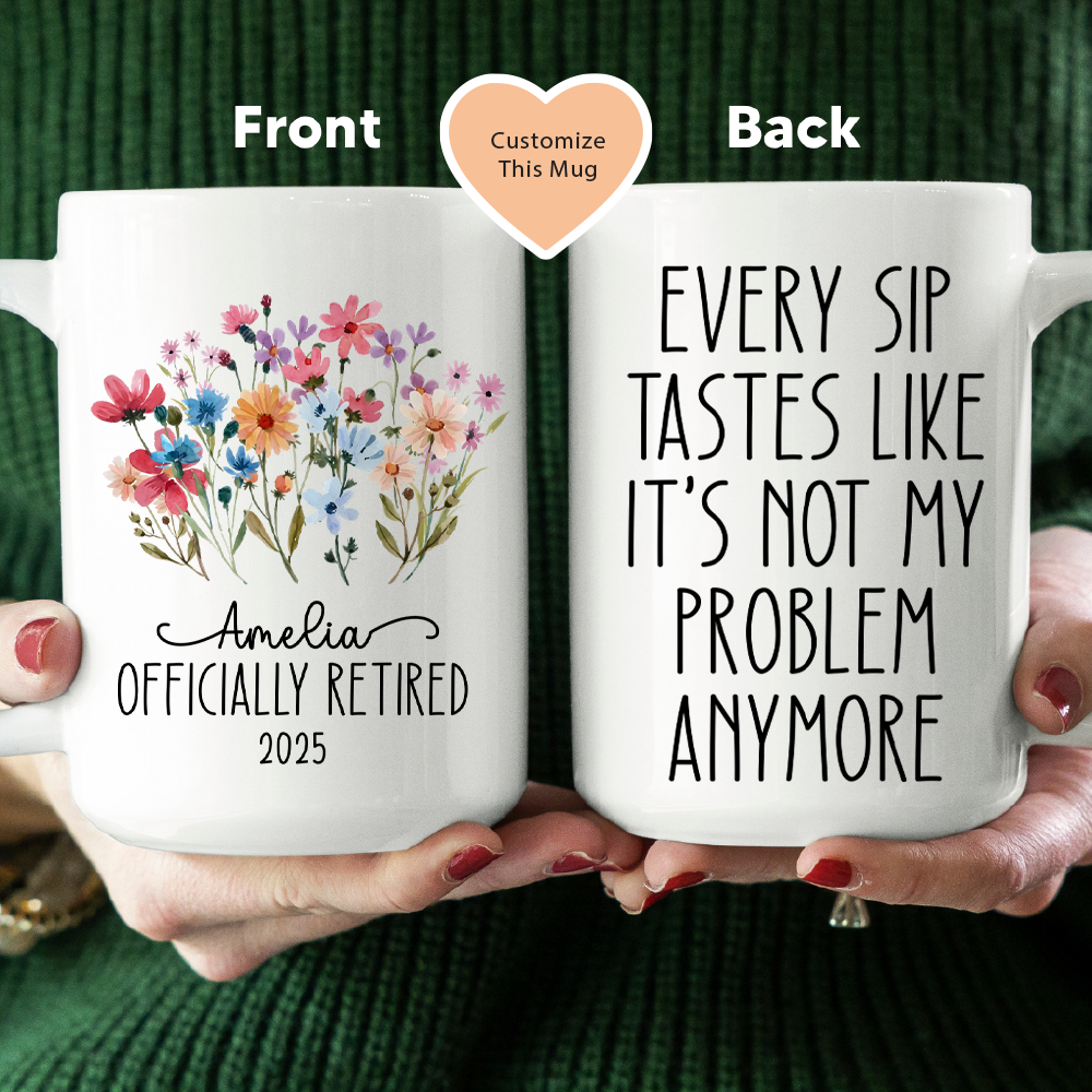 Personalized Retirement Mug