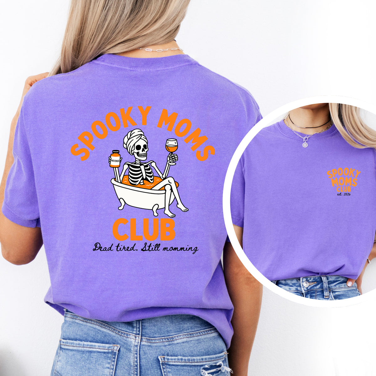 T-Shirt „Spooky Mom Club“