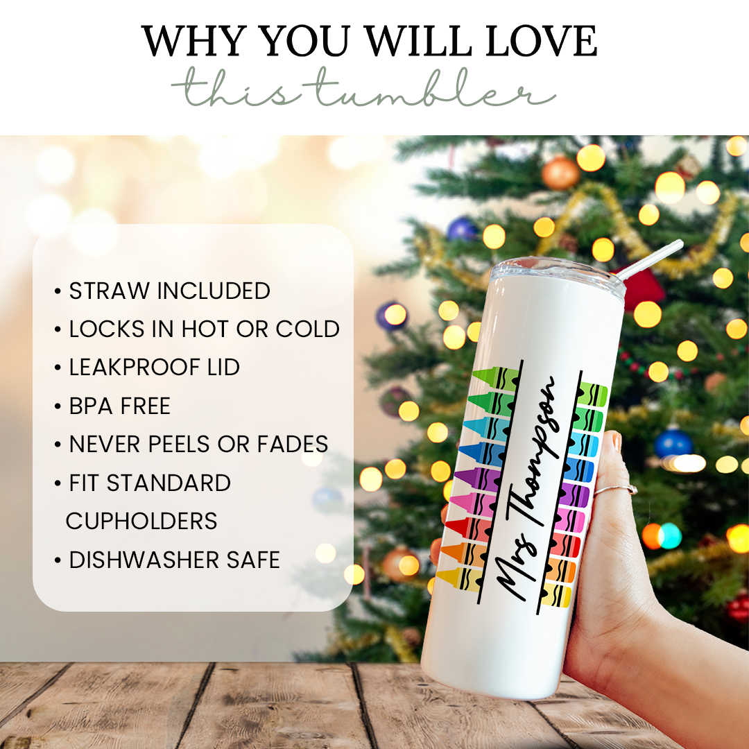 Personalized Teacher Gift Tumbler