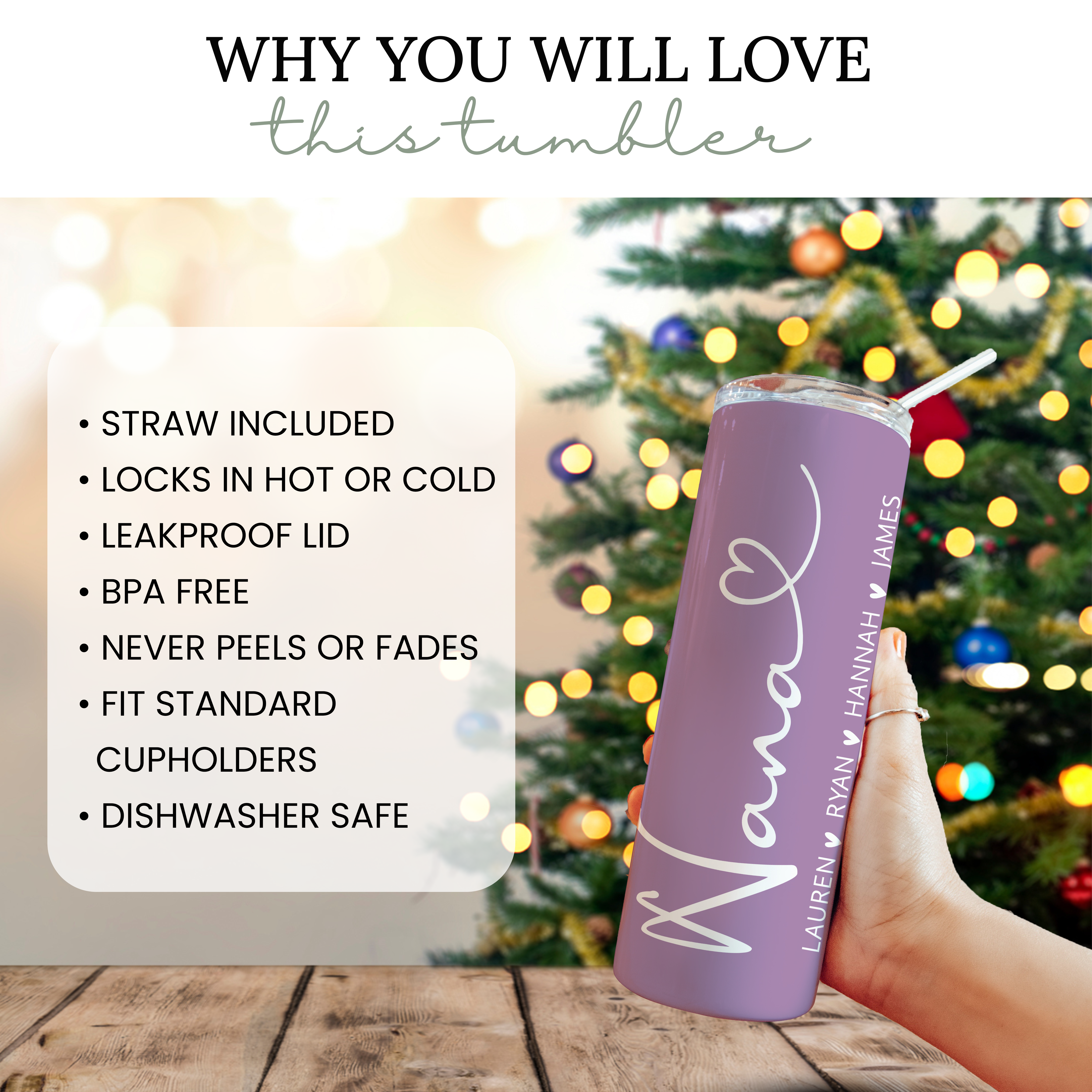 Personalized Grandma Tumbler