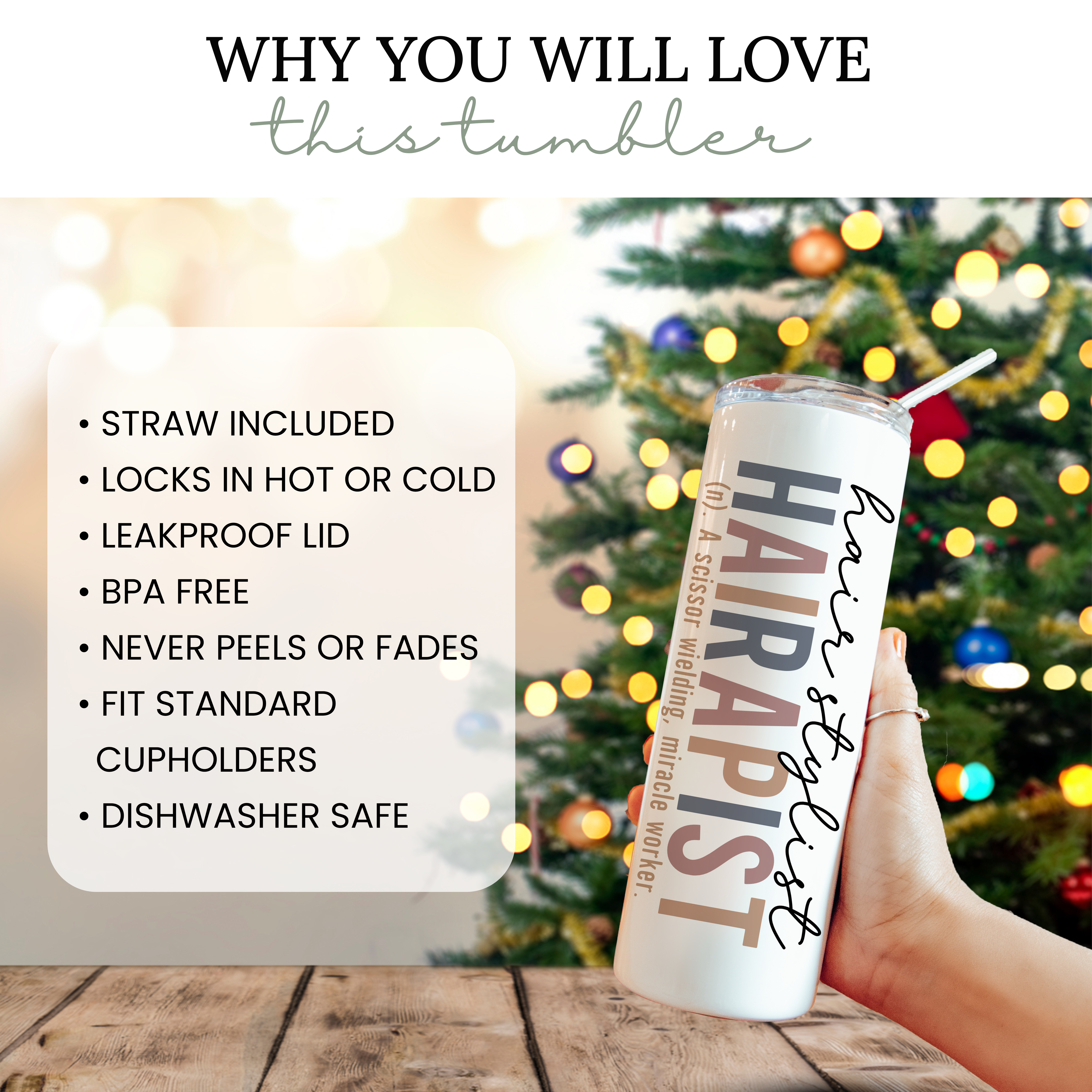 Personalized Hair Stylish Tumbler
