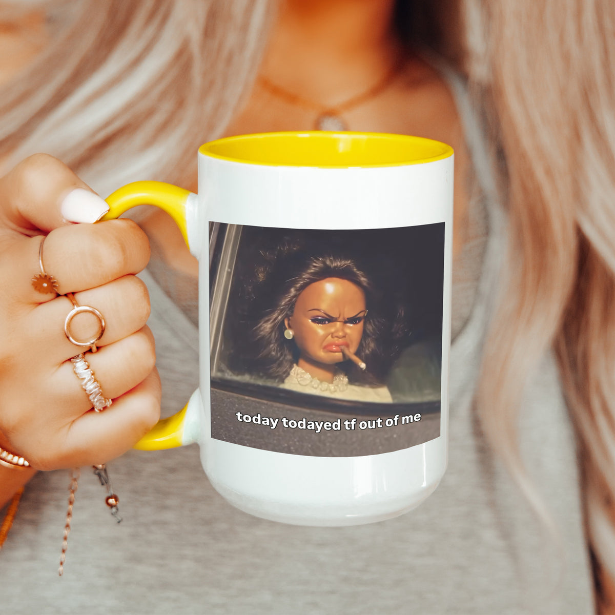 Heute hat mich heute total fertiggemacht - Tasse