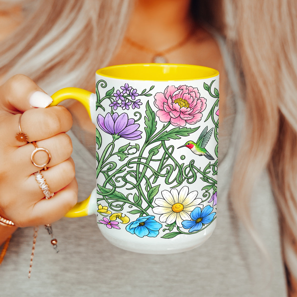 Mug avec message caché « F_ck This S_it »