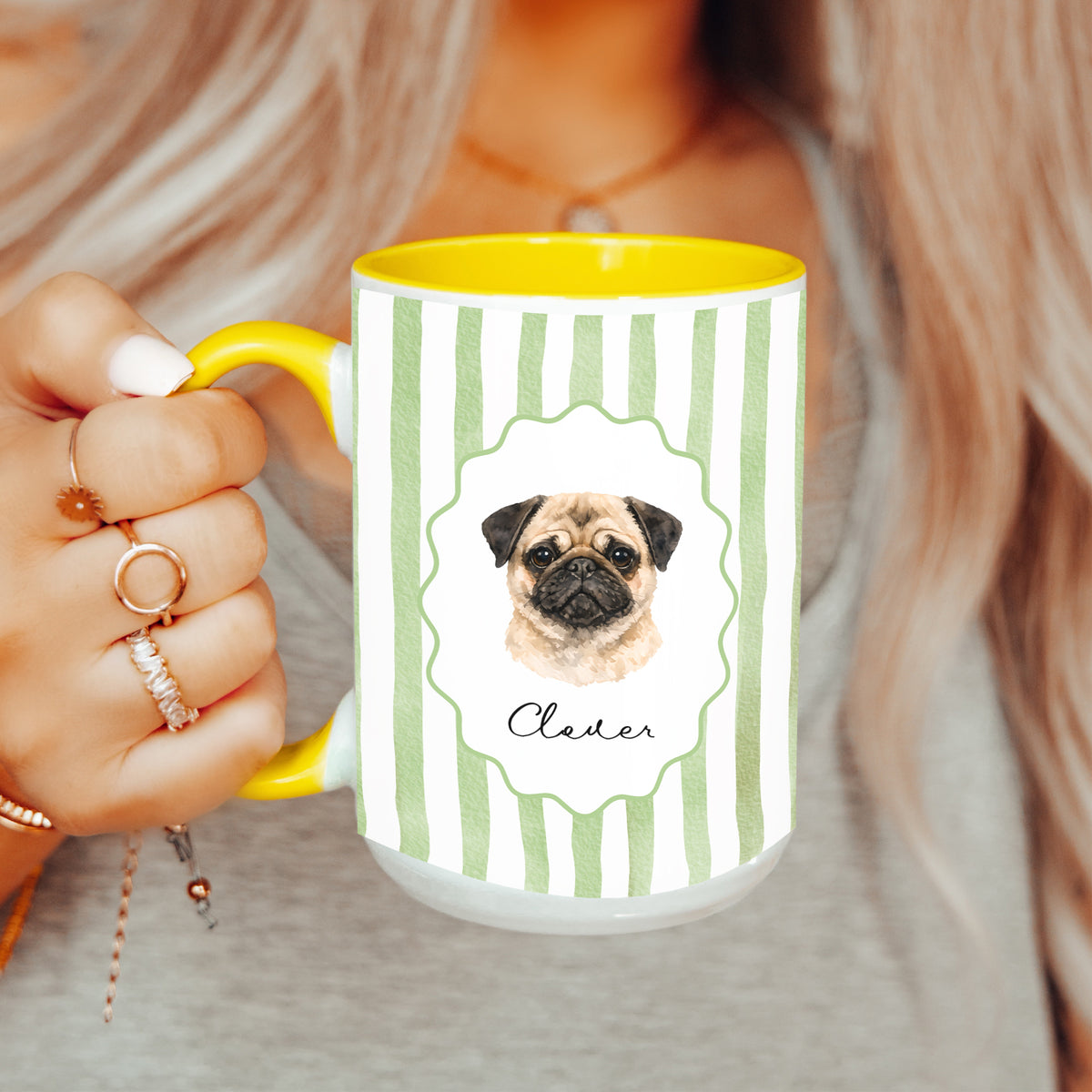 Taza personalizada con foto de perro o gato