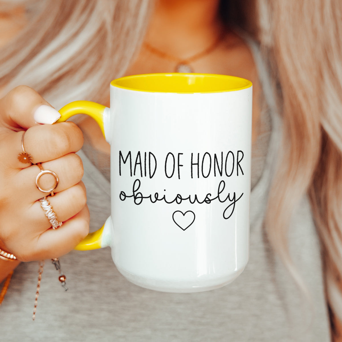 Maid Of Honor Obviously Mug