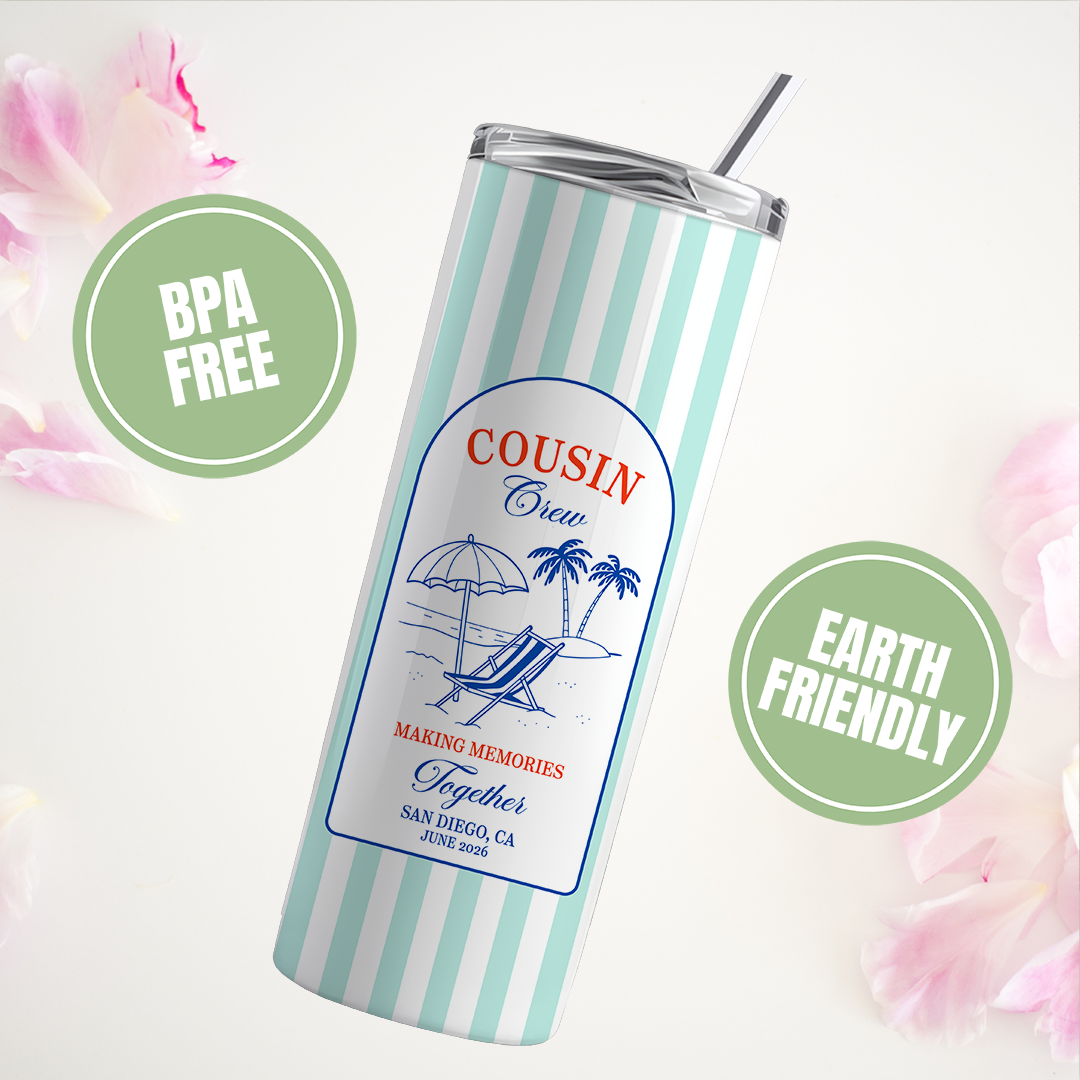 Personalized Cousin Crew Tumbler