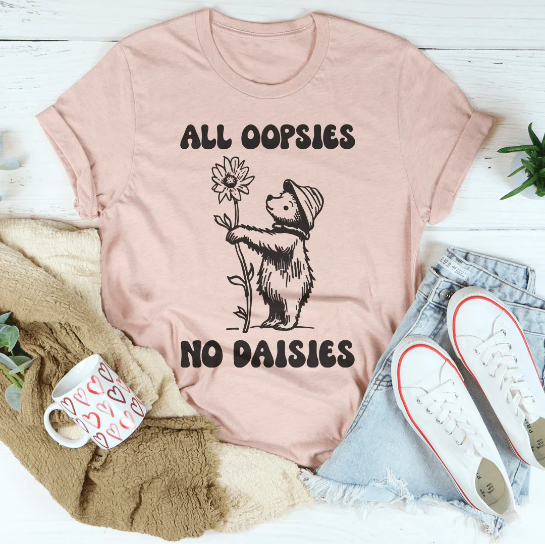 All Oopsies No Daisies Tee Heather Prism Peach / S Peachy Sunday T-Shirt
