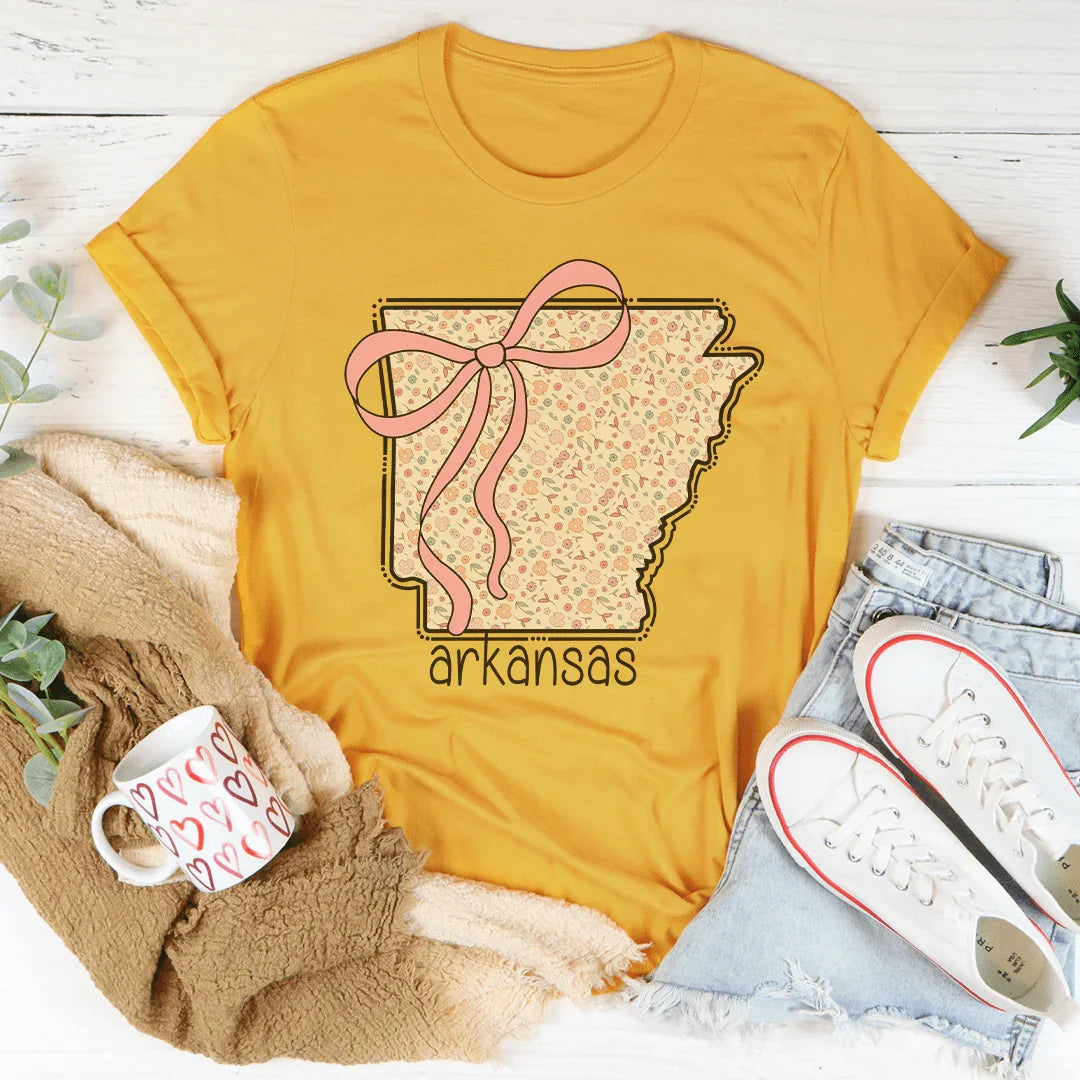 Arkansas Tee Mustard / S Peachy Sunday T-Shirt