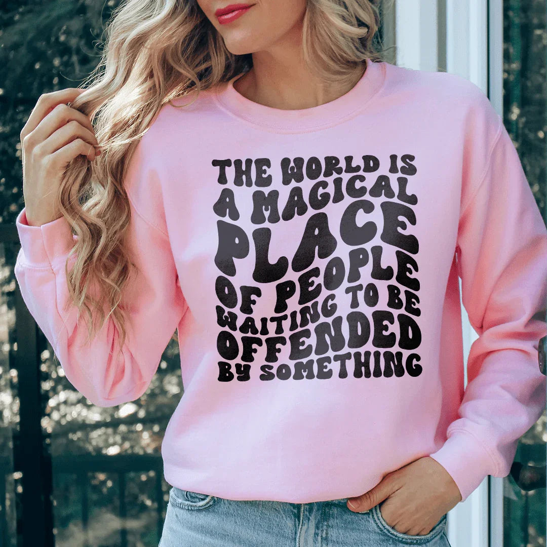 As Punchy As It Gets Sweatshirt Light Pink / S Peachy Sunday T-Shirt