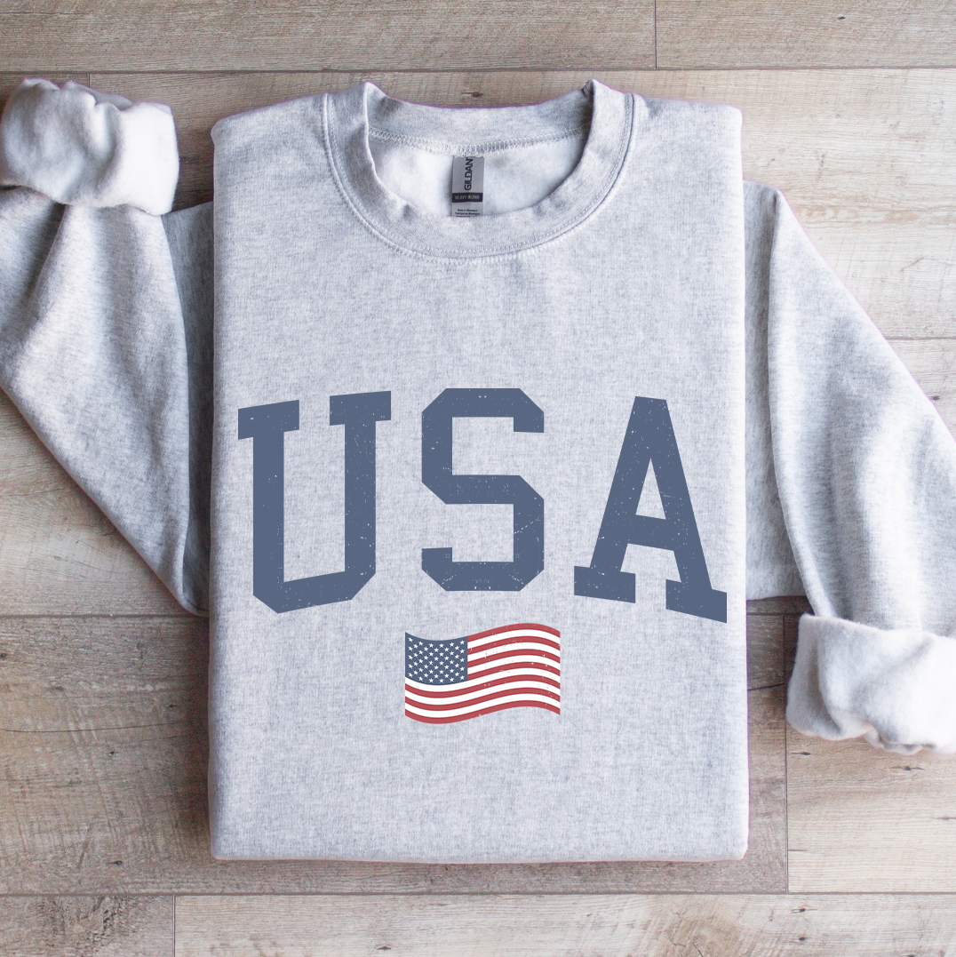 USA Flag Sweatshirt