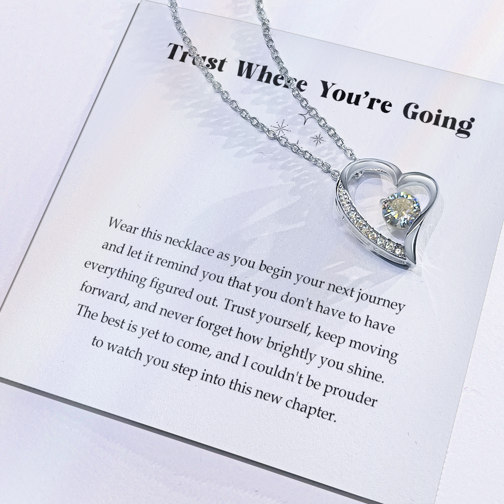 Trust Where You're Going Moving Away Jewelry