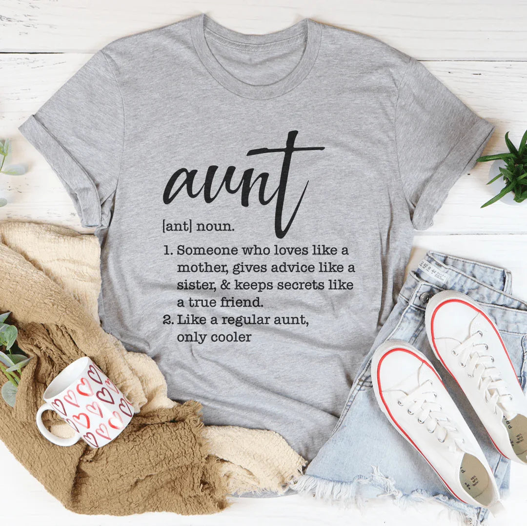 Aunt Defination Tee Athletic Heather / S Peachy Sunday T-Shirt