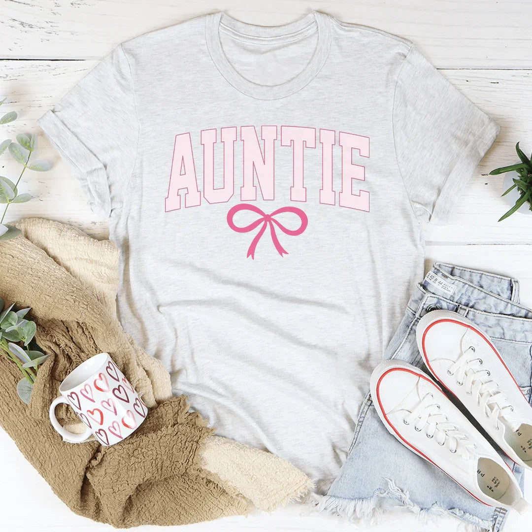 Auntie Coquette Bow Tee Ash / S Peachy Sunday T-Shirt