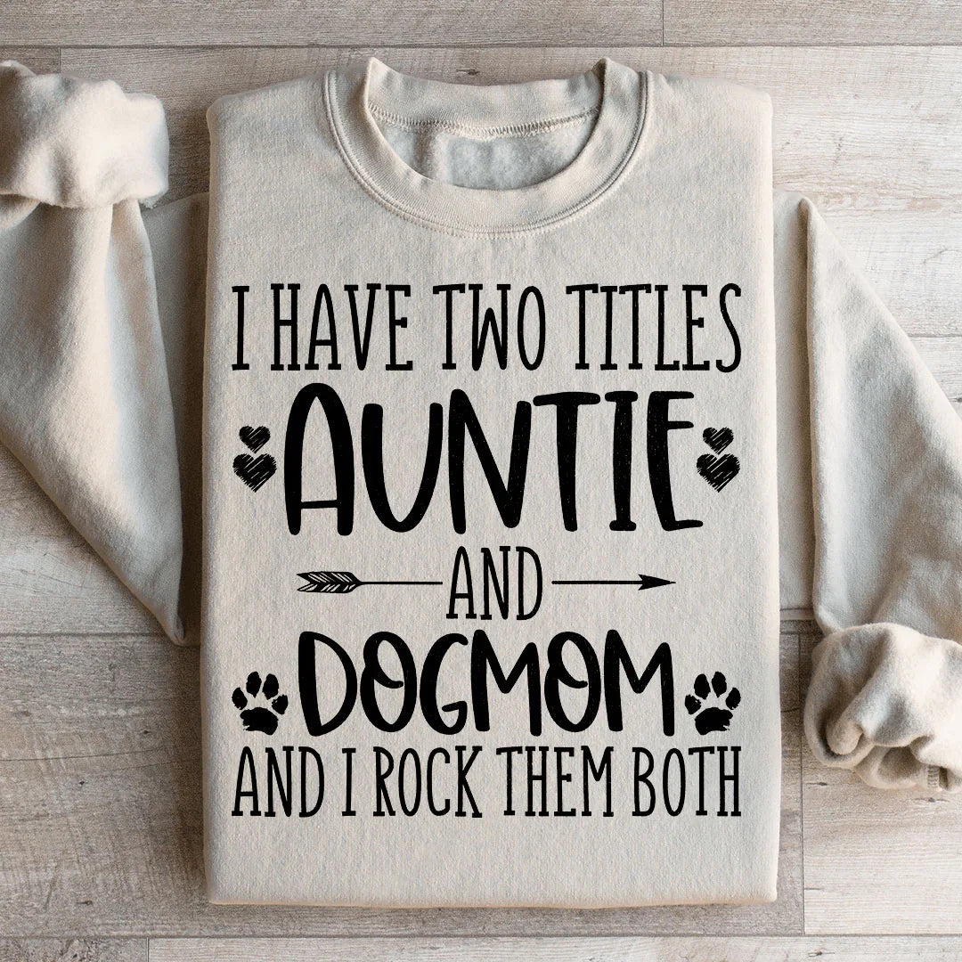 Auntie & Dogmom Sweatshirt Sand / S Peachy Sunday T-Shirt