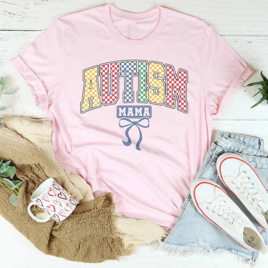 Autism Mama Tee Pink / S Peachy Sunday T-Shirt