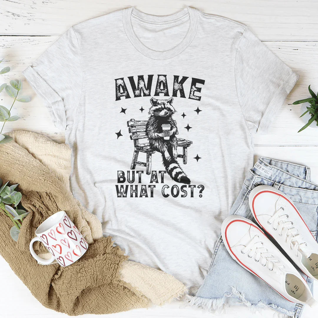 Awake But At What Cost Tee Ash / S Peachy Sunday T-Shirt