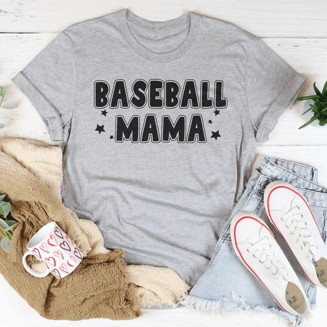 Baseball Mama Tee Athletic Heather / S Peachy Sunday T-Shirt