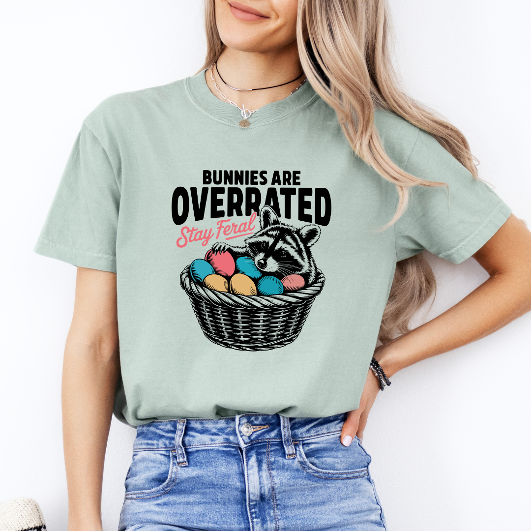 Bunnies Are Overrated Stay Feral Tee