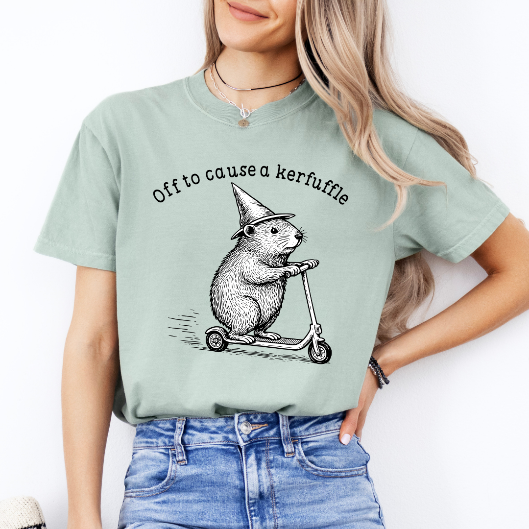 Off To Cause A Kerfuffle Tee