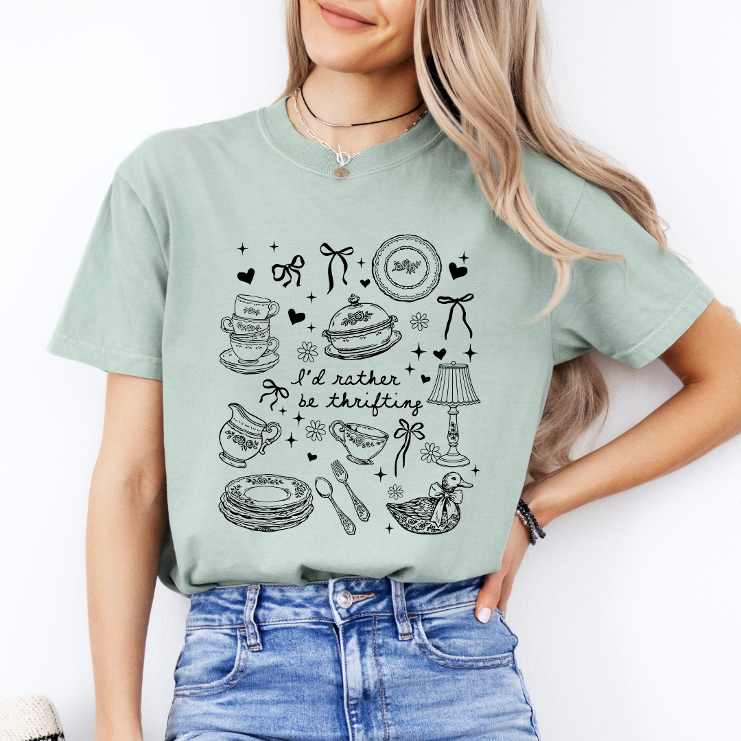 I'd Rather Be Thirifting Tee