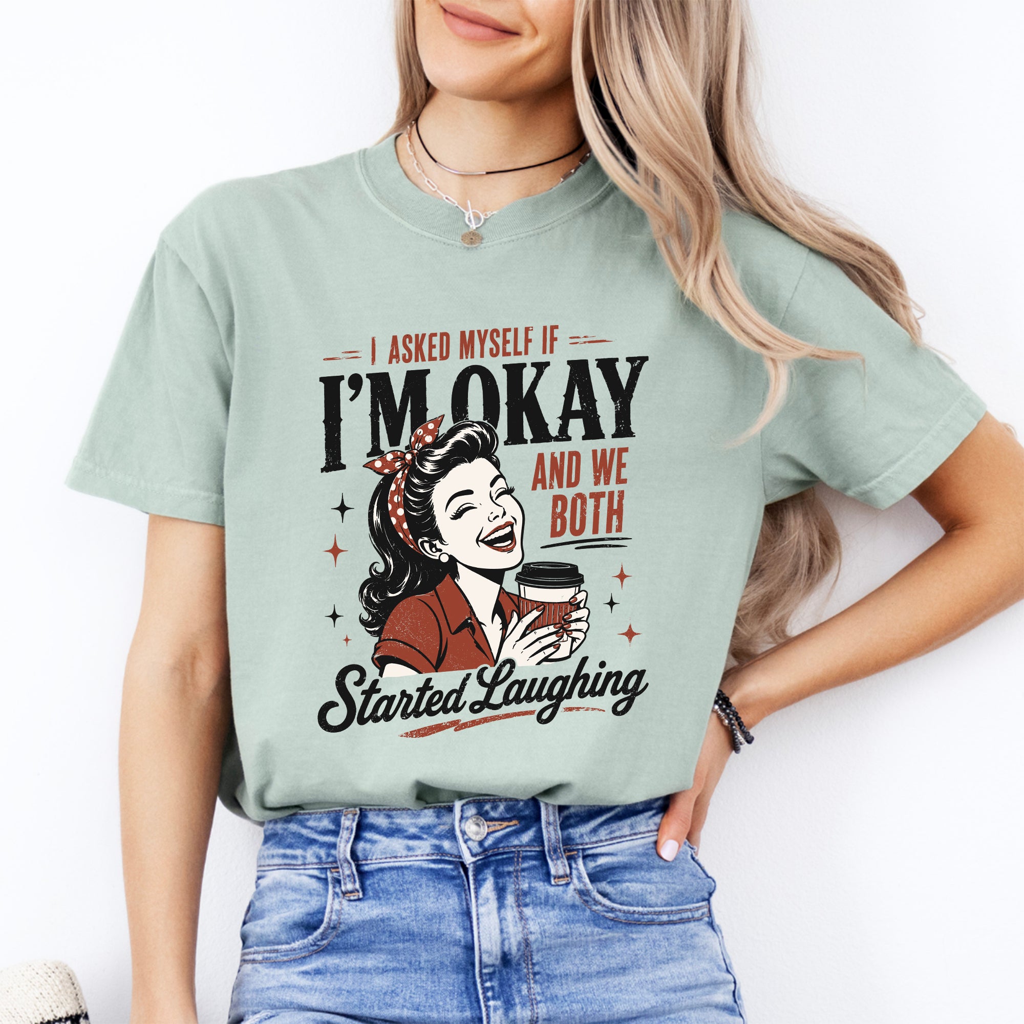 T-Shirt „Ich habe mich gefragt, ob es mir gut geht“