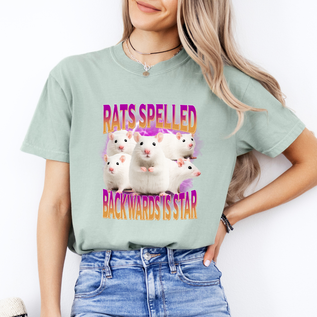 Rats Spelled Backwards Is Star Tee