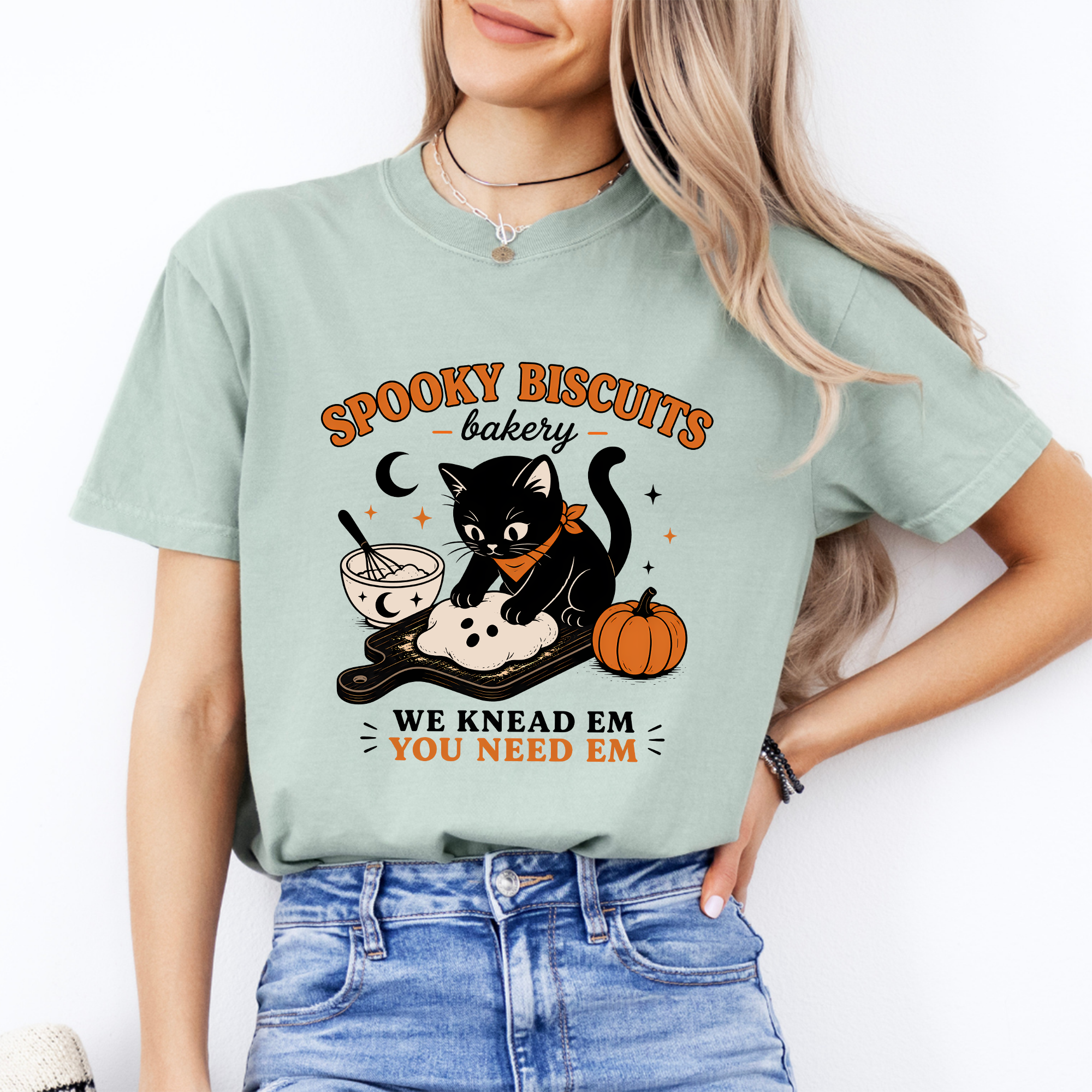 Camiseta «Galletitas para gatos: nosotros las necesitamos, tú las necesitas»