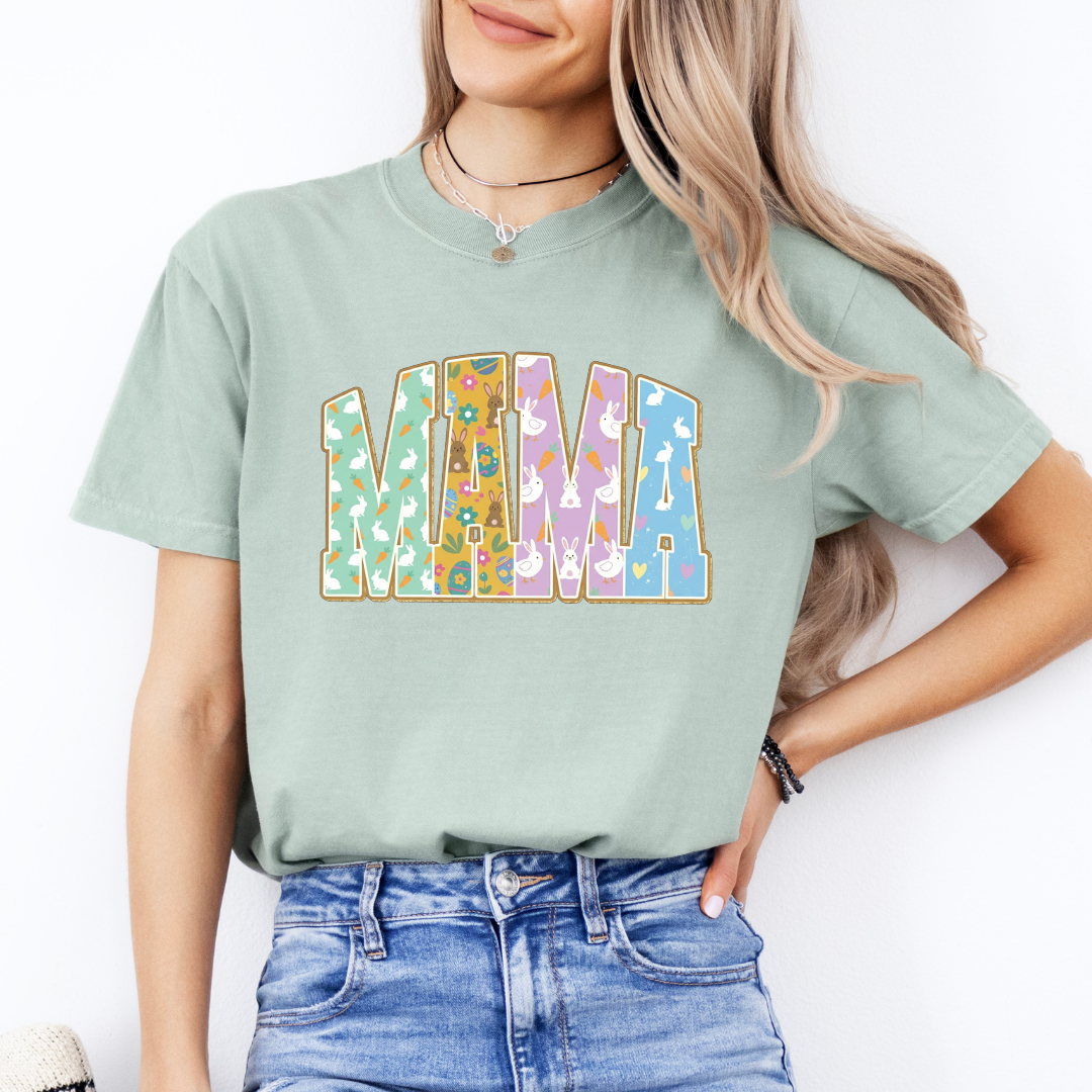 Retro Easter Mama Tee