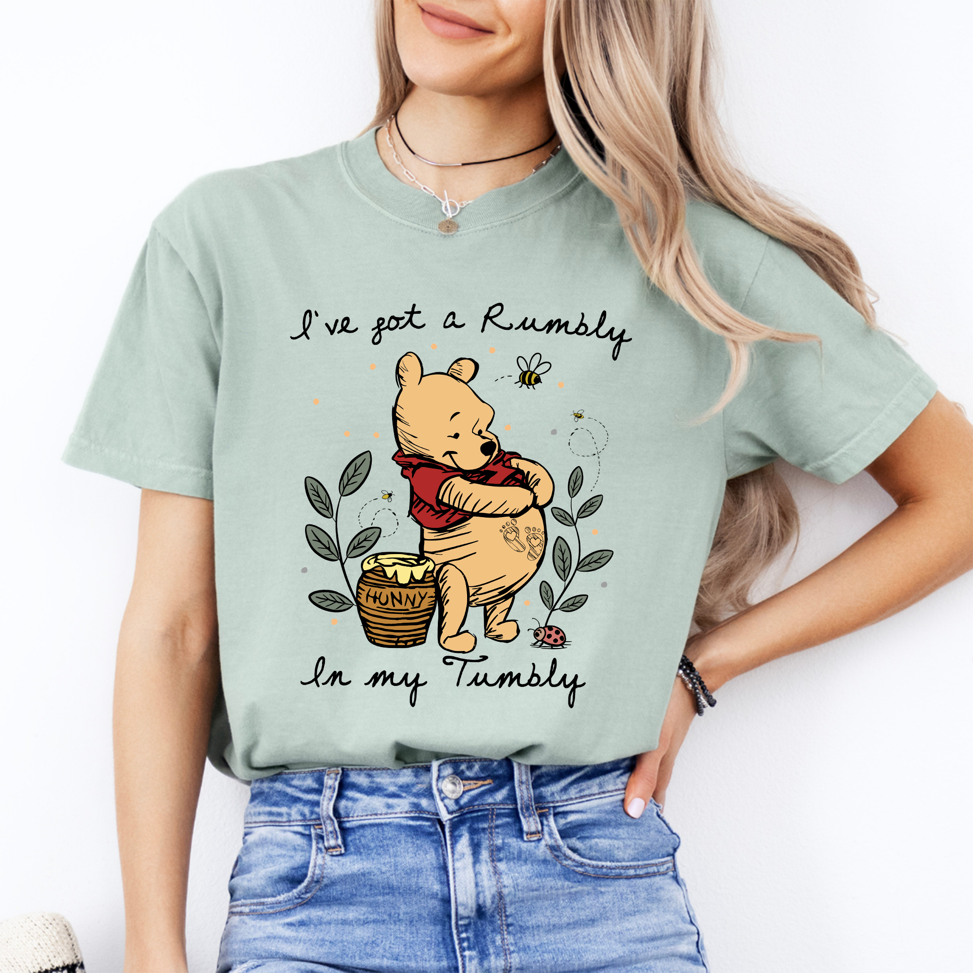 Camiseta de revelación del embarazo «I've Got Rumbly In My Tumbly»