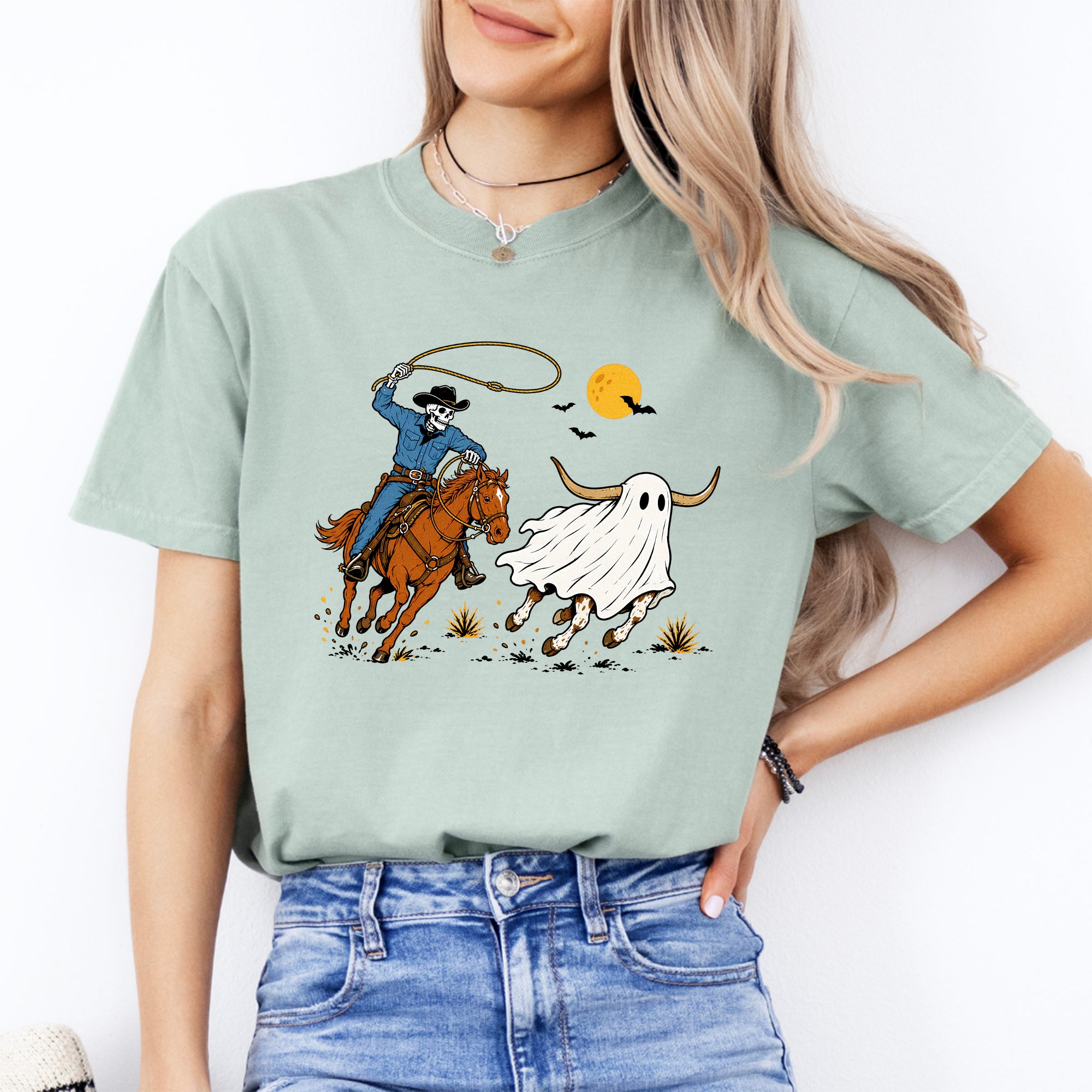 Halloween-Cowboy-T-Shirt