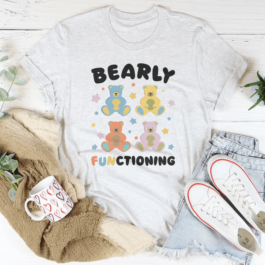Bearly Functioning Tee Ash / S Peachy Sunday T-Shirt