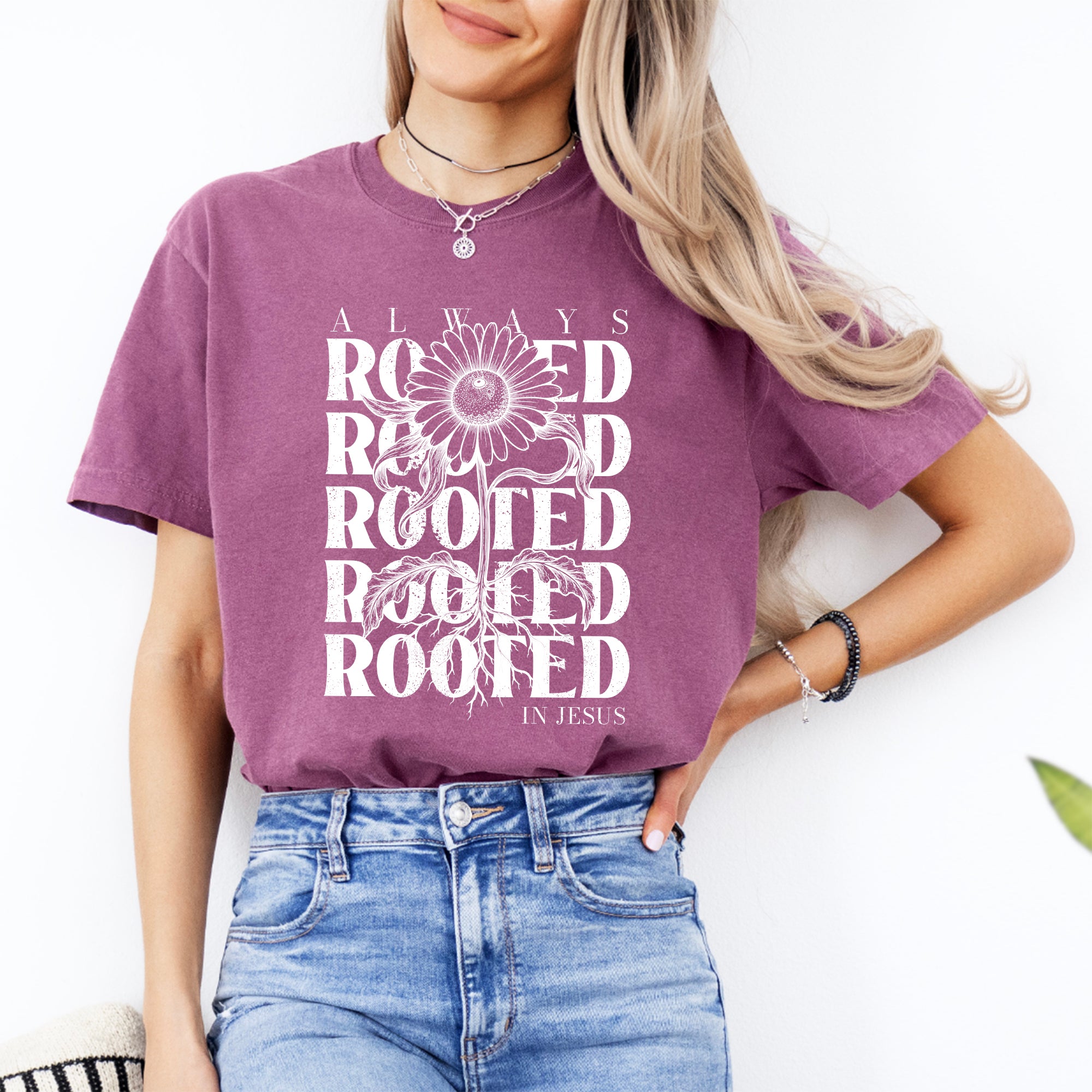 Immer in Jesus verwurzelt – T-Shirt